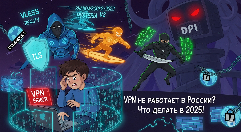 VPN Заблокирован в России Ноябрь 2025: Полное Руководство по Обходу и Восстановлению